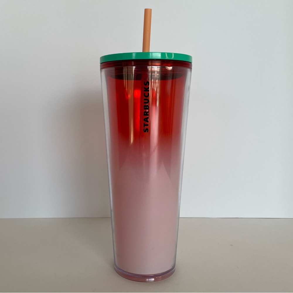 Starbucks Summer 2020 Red Cream Cold Tumbler Mug Cup